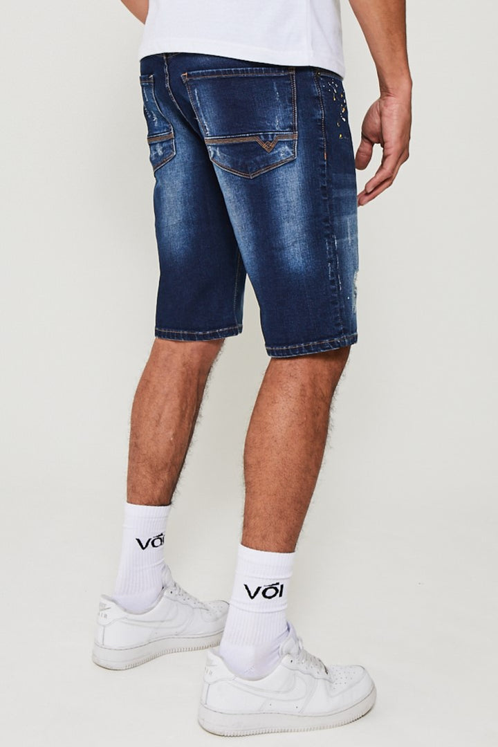 Bempton Denim Short - Donkerblauw