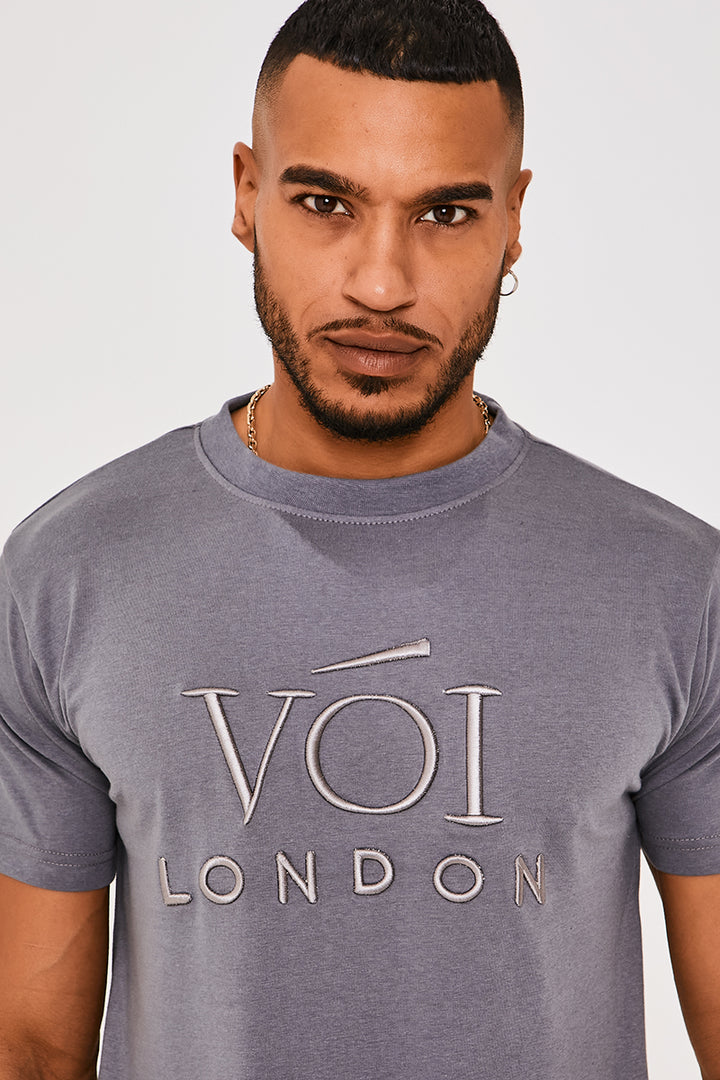 Pinner T-shirt en joggingset - Metaal