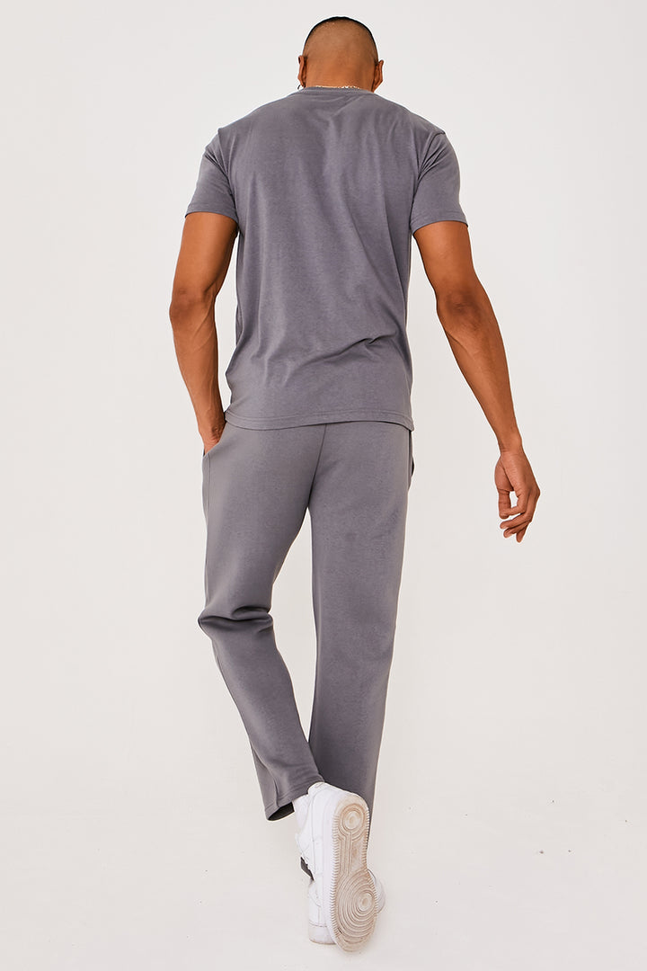 Pinner T-shirt en joggingset - Metaal
