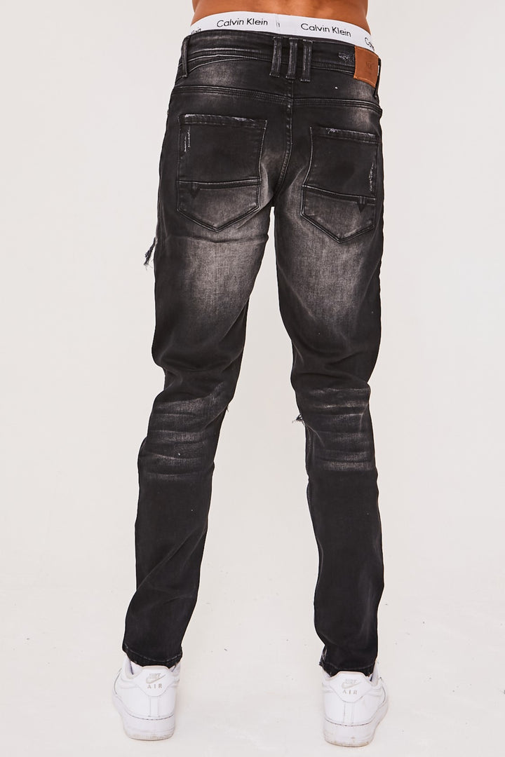 Holborn Tapered Jeans - Black