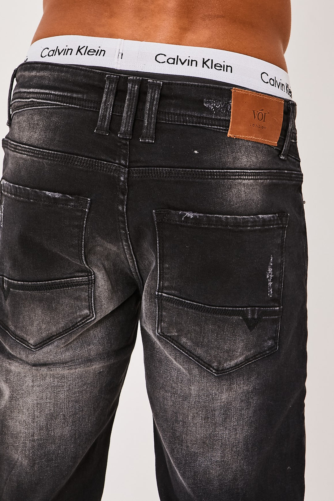 Holborn Tapered Jeans - Black