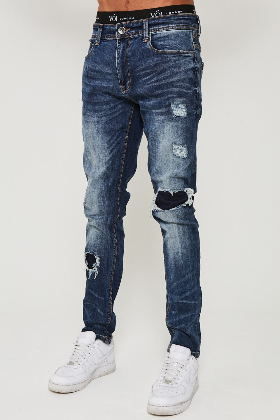 Harrow Tapered Jeans - Dark Blue