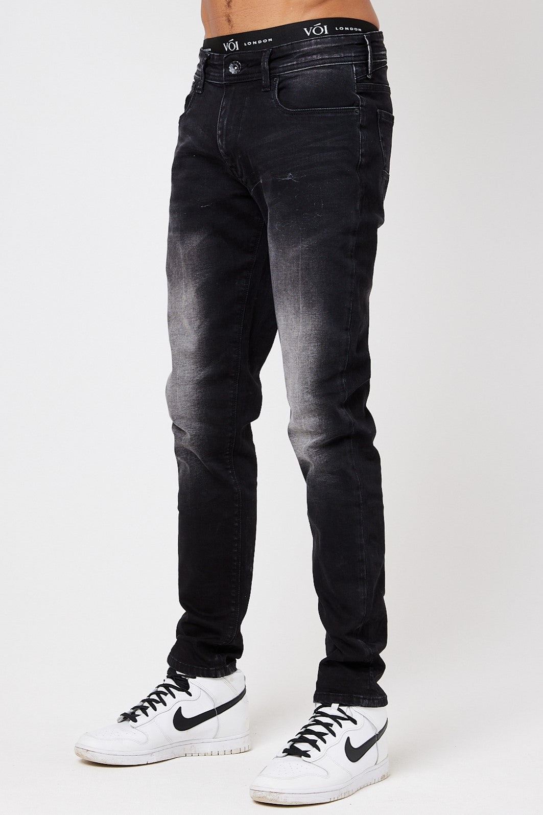 Richmond Tapered Jeans - Black