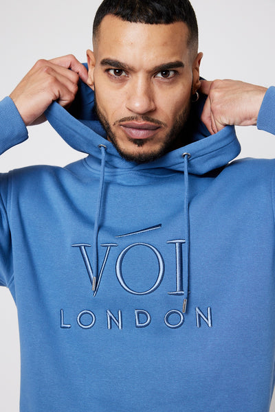 Holloway Road Over the Head Hoody Tracksuit- Moonlight