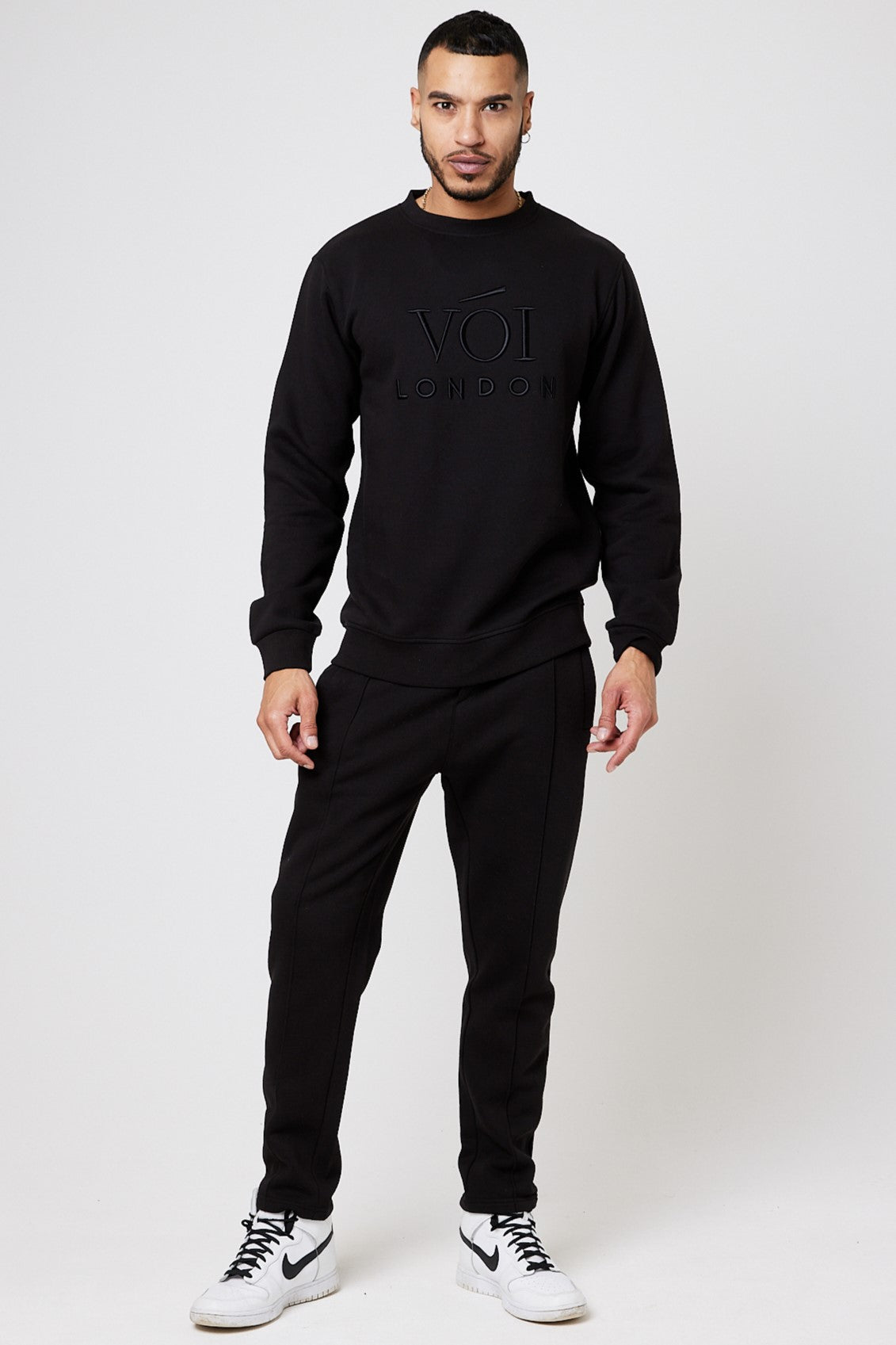 Homerton Crew Tracksuit- Black