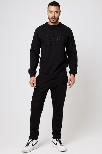 Homerton Crew Tracksuit- Black