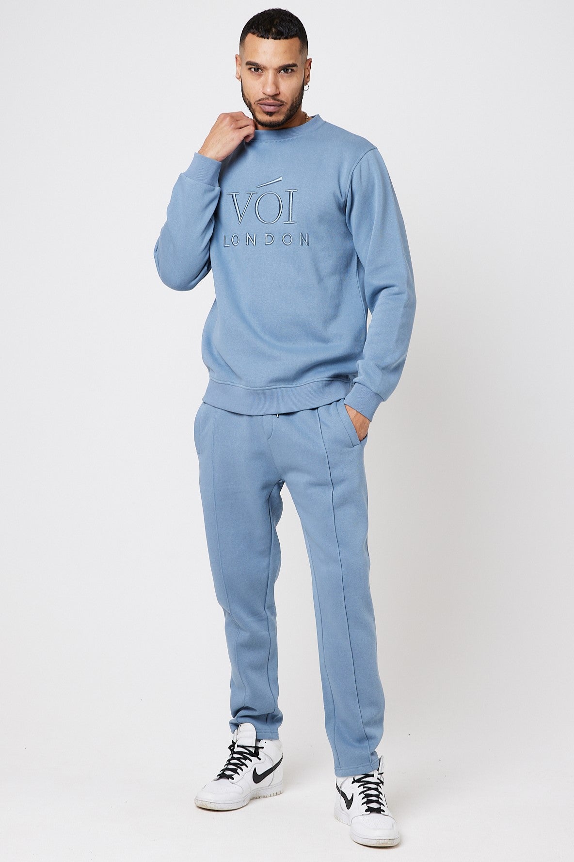 Homerton Crew Tracksuit- Stormy Grey