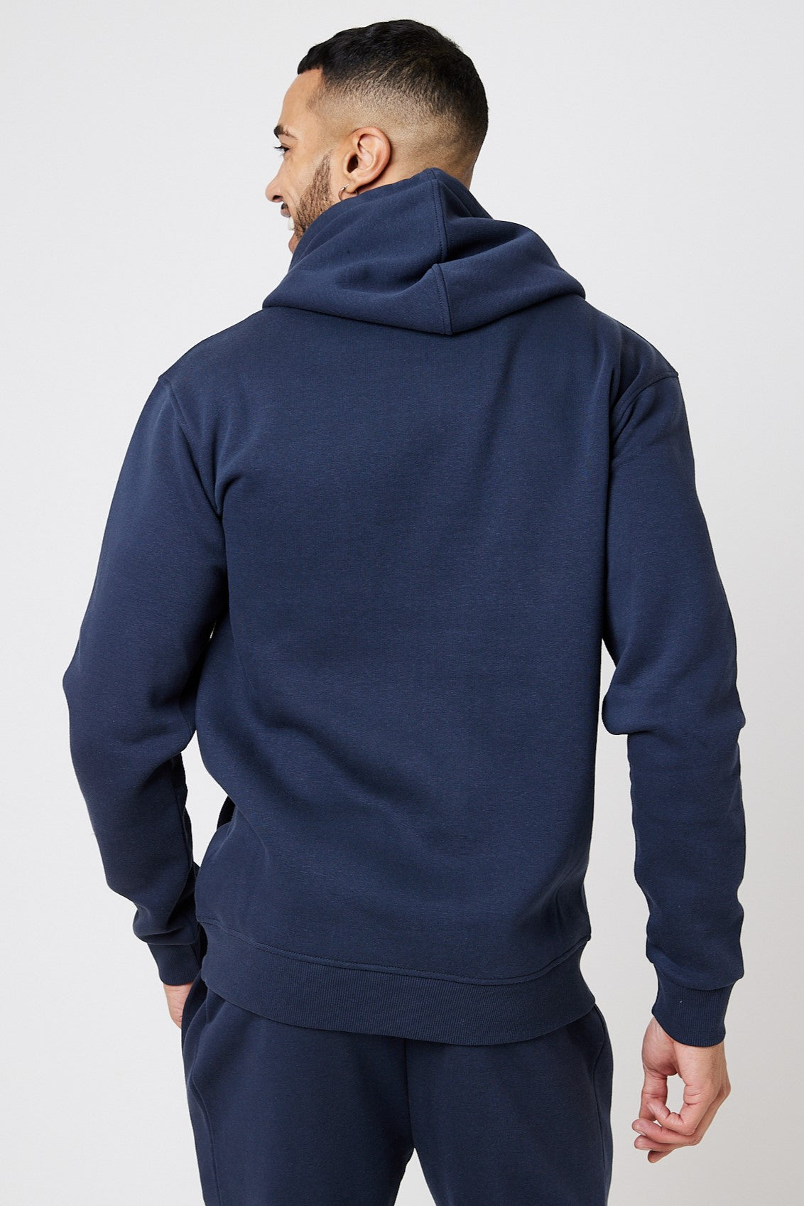 Holloway Road Over the Head Hoody Tracksuit- Navy