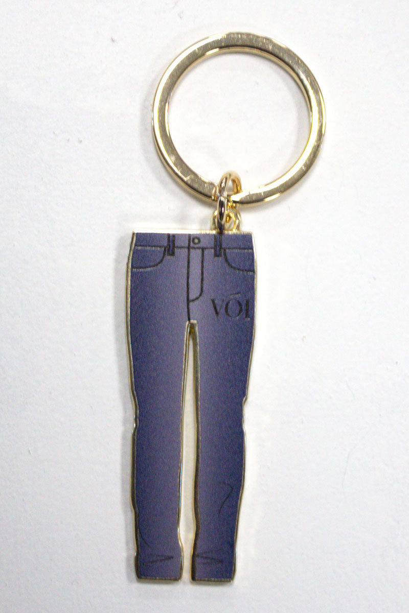 Warren Street Key Ring-Blue