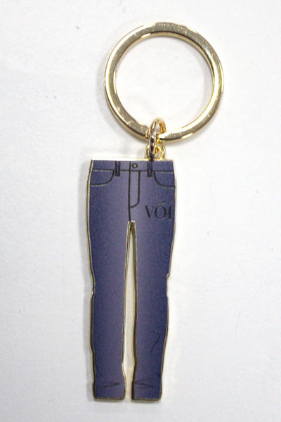 Warren Street Key Ring-Blue